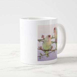 Liebe-Vögel Jumbo-Tasse