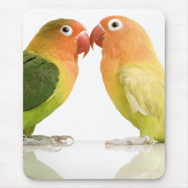 Liebe-Vogel-Mausunterlage Mousepad (Vorne)