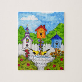 Liebe-Vogel-Vogel bringt Puzzlespiel unter