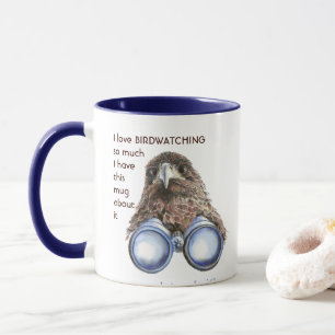 Liebe Vogelbeobachtung so viel Spaß Zitat Tasse