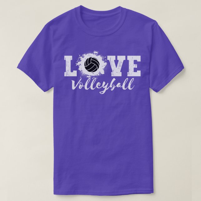 Liebe Volleyball 5 T-Shirt (Design vorne)