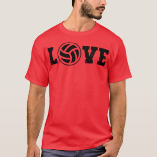 Liebe Volleyball 7 T-Shirt