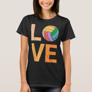 Liebe Volleyball Bester Spaß Geburtstagsveranstalt T-Shirt