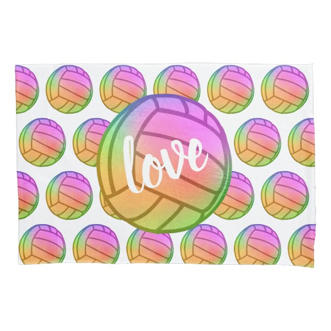 Liebe Volleyball Kissenbezug (Vorderseite)