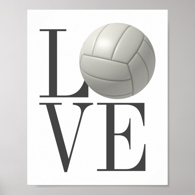 LIEBE Volleyball Poster (Vorne)