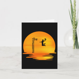 Liebe von Basketball. Funny Geschenk für Gamer. Karte