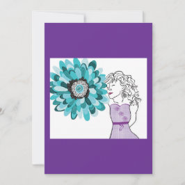 Liebe von Blume Feiertagskarte