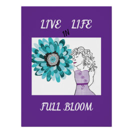 Liebe von Blume Poster