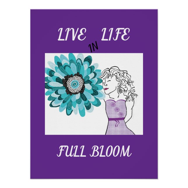 Liebe von Blume Poster (Vorderseite)