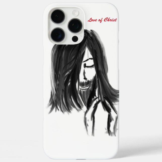 Liebe von Christ Art iPhone / iPad Fall 16 Pro Max Hülle (Rückseite)