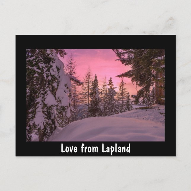 Liebe von der Postkarte für Sonnenuntergang in Lap (Vorderseite)