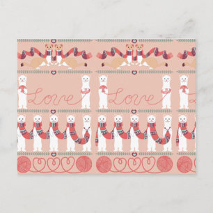 Liebe von Ermine Postcard Postkarte