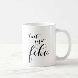 Liebe von fika kaffeetasse