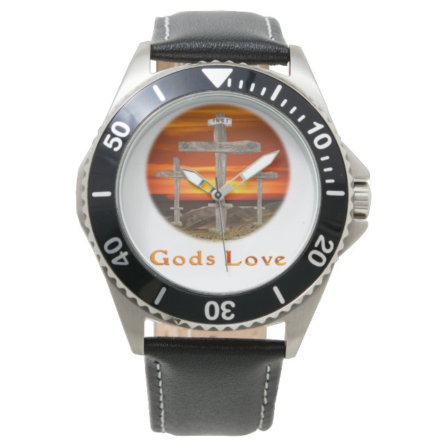 Liebe von Gütern Armbanduhr (Vorderseite)
