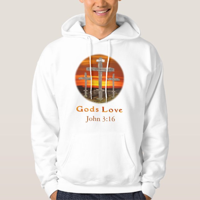 Liebe von Gütern Hoodie (Vorderseite)
