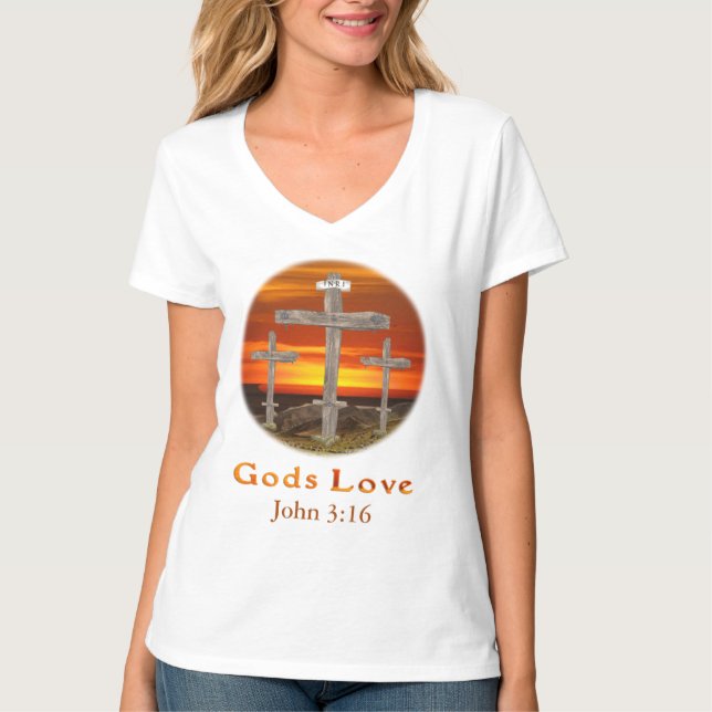 Liebe von Gütern T-Shirt (Vorderseite)