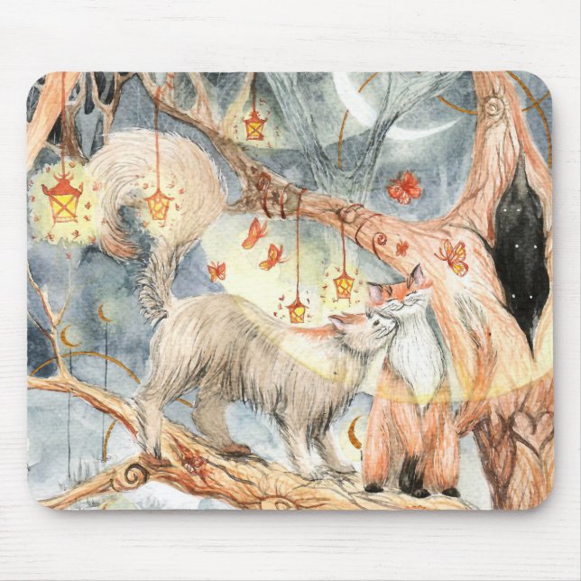 Liebe von Katzen Mousepad (Vorne)