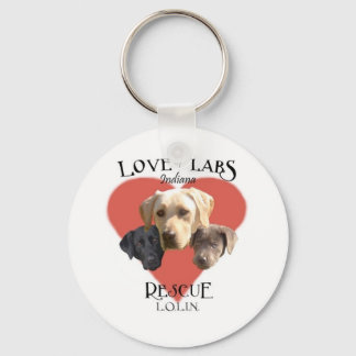 Liebe von Labradoren Schlüsselanhänger