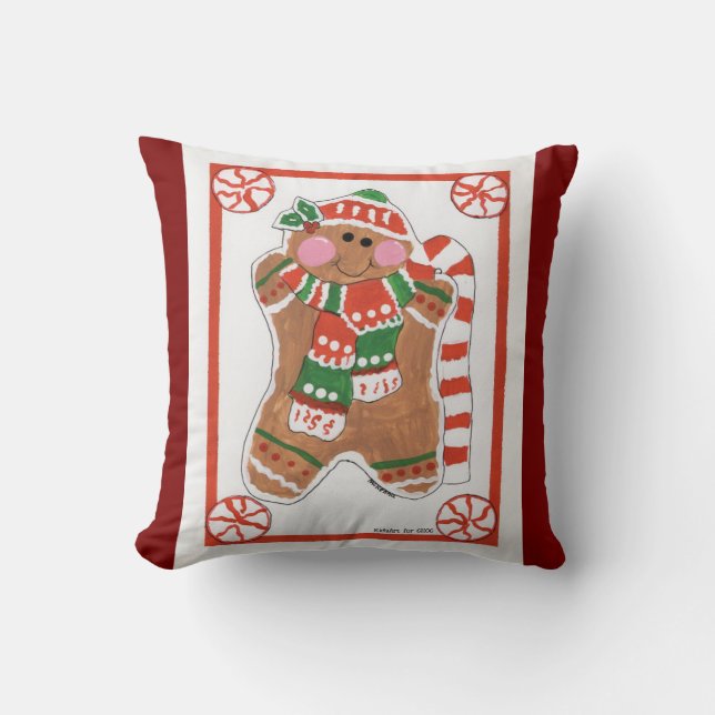 Liebe von Lebkuchen - Kinder Kunst für CHOC Kissen (Vorderseite)