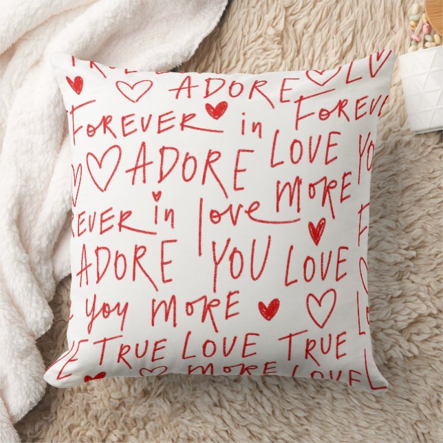 Liebe von niedlichen Valentinstagen Kissen (Decke)