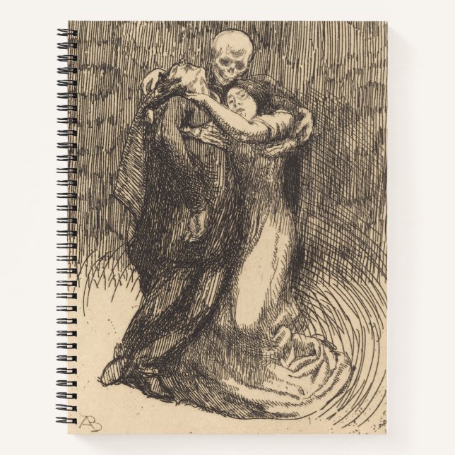 Liebe (von Paul-Albert Besnard) Notizbuch (Vorderseite)