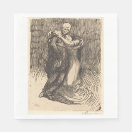 Liebe (von Paul-Albert Besnard) Serviette