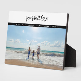 Liebe von personalisierten Fotos Fotoplatte