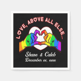 Liebe vor allem serviette