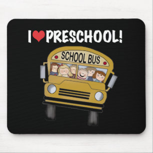 Liebe-Vorschule des Schulbus-I Mousepad