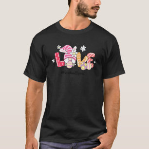 Liebe Vorschulgruppe Lehrer Gnome Hase Eier Ostern T-Shirt