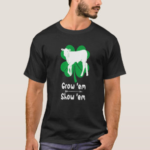 Liebe wachsen Kalb mit Bauer für Vieh T-Shirt