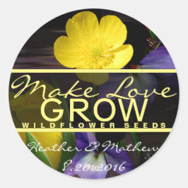 Liebe wachsen Sticker