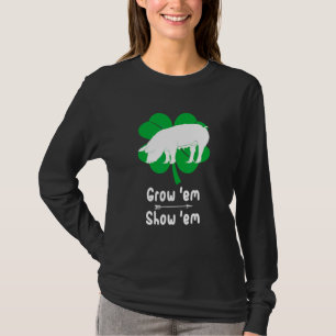 Liebe wachsende Schweine  Schweine  Ausstellung Vi T-Shirt