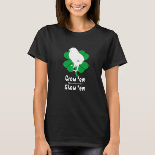 Liebe wächst Hühner mit Bauer-Cos für Vieh T-Shirt