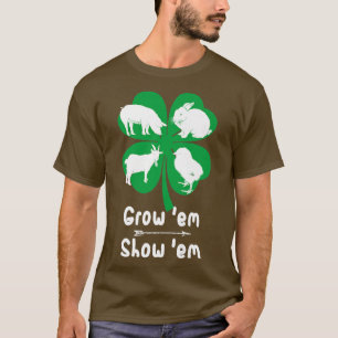 Liebe wächst Tiere, zeigt Bauer-Cos für Tiere T-Shirt