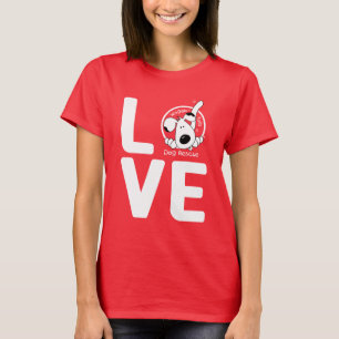 LIEBE Waggin Schwänze - Frauen dunkel T-Shirt