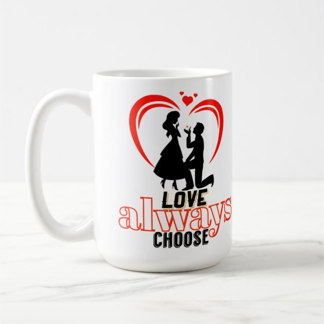 💖 Liebe wählt immer klassische Tasse aus - "I Lie (Links)