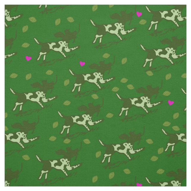 Liebe-Wald Stoff (Muster)