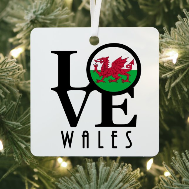 LIEBE Wales Ornament Aus Metall (InSitu)