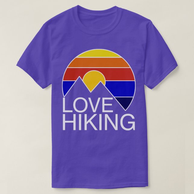 Liebe Wandern T-Shirt (Design vorne)