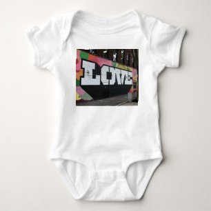Liebe-Wandgemälde Baby Strampler