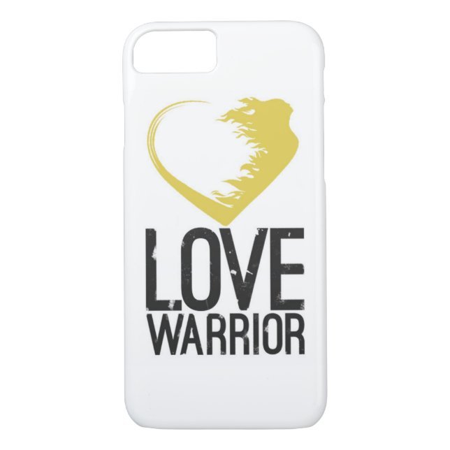 Liebe Warrior iPhone 7 Selten gibt Fall Case-Mate iPhone Hülle (Rückseite)