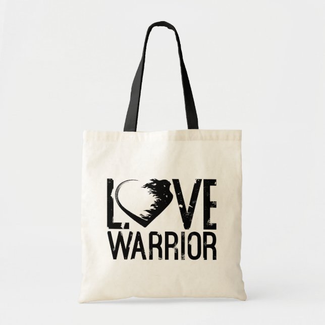 Liebe Warrior Tote Bag Tragetasche (Vorne)