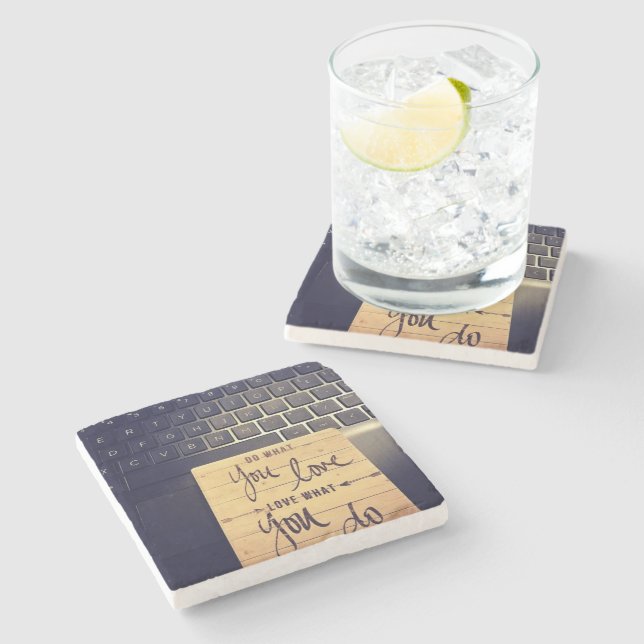 LIEBE, WAS SIE STONE UNTERSETZER? STEINUNTERSETZER (Seitenansicht)