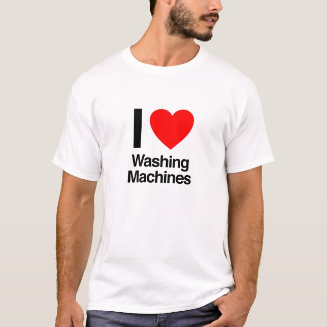 Liebe-Waschmaschinen T-Shirt (Vorderseite)