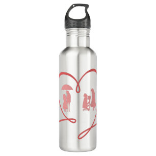 Liebe Wasserflasche Edelstahlflasche