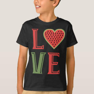 Liebe Watermelon Frische Pasta machen T-Shirt