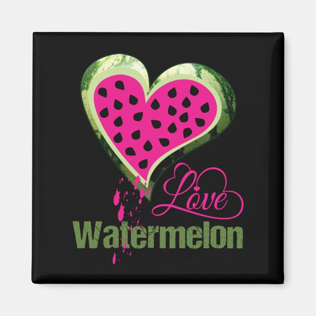 Liebe Watermelon Magnet (Vorne)