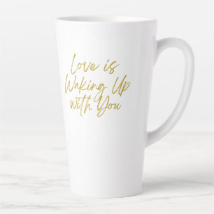 Liebe Wecke mit euch hoch Latte Tasse