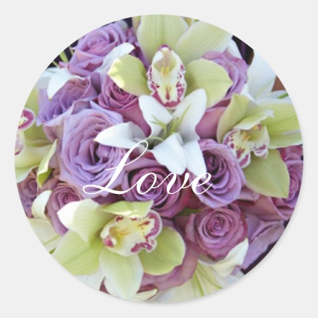 Liebe Wedding Umschlag Aufkleber Stickers (Vorderseite)